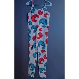 Pru Apparel Women's Size Large Tank Top Body Suit Exercise‎ Yoga Firm Stretch